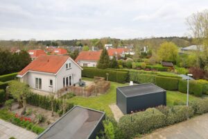 achtertuin met schuur Chateau Noordwijk